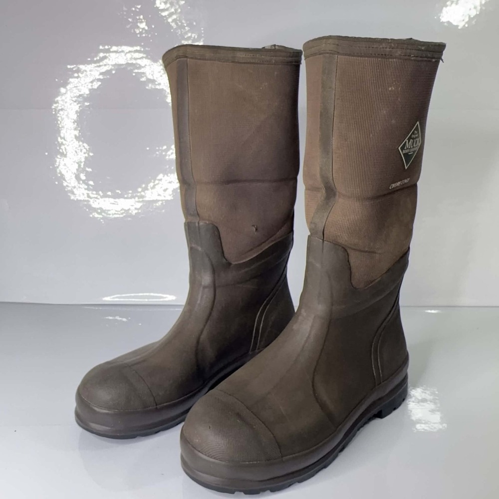 Muck Boot Chore Cool Tall Mens 11 Brown Waterproof Work Boots CHCT900 Vibram